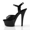 Pleaser - KISS209 Sandale à bride à la cheville - Noir Product image